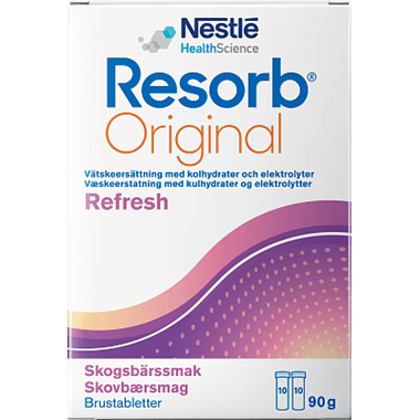 Resorb Skógarberjabragð 20 freyðitöflur