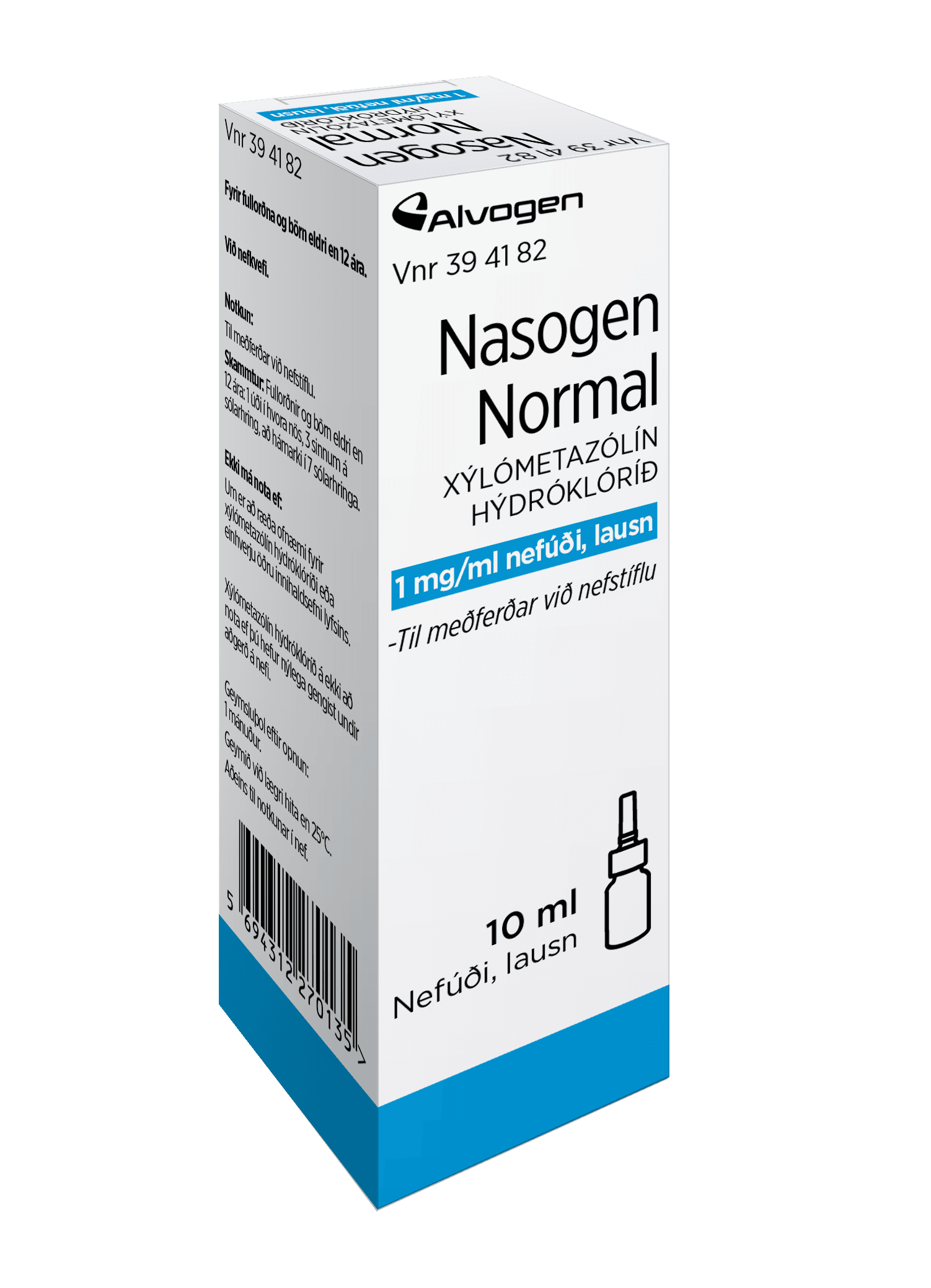 Nasogen Normal, nefúði 1 mg/ml 10 ml