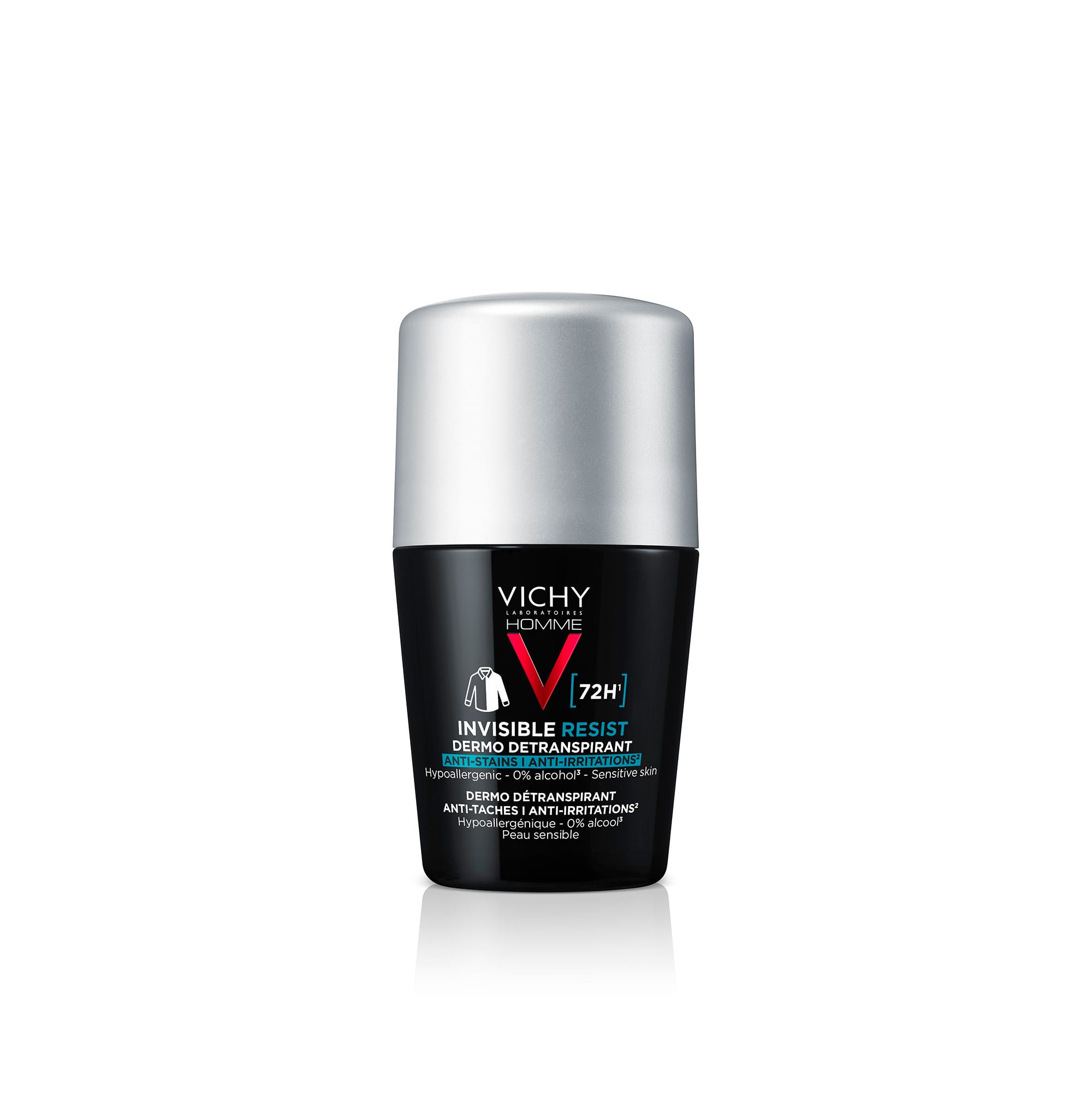 VICHY Homme Invisible 72H Anti-stain Rollon 50ml