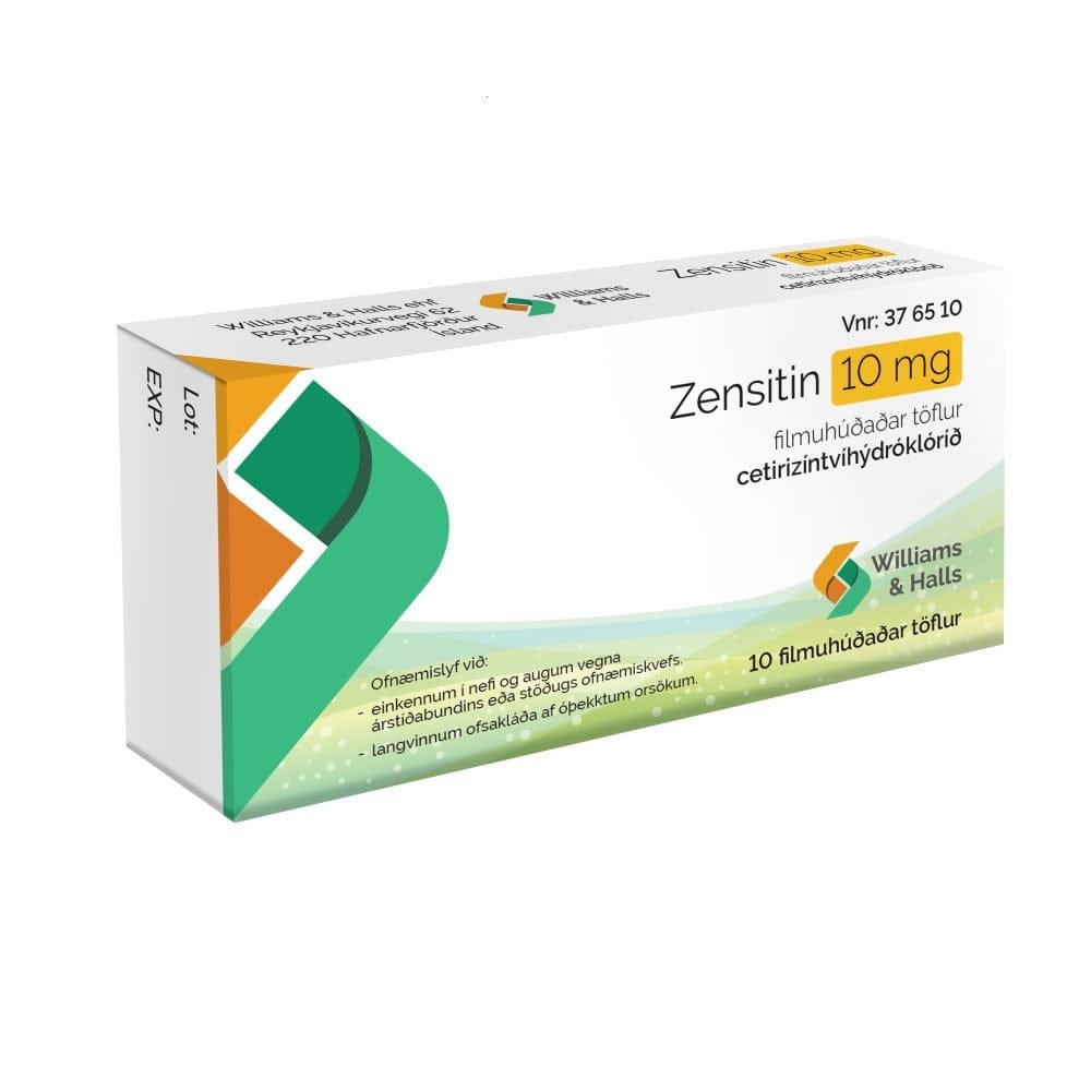 Zensitin, filmhtfl 10 mg 100 stk
