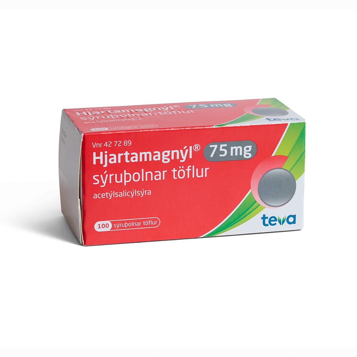 Hjartamagnýl, sþ-tfl 75 mg 100 stk