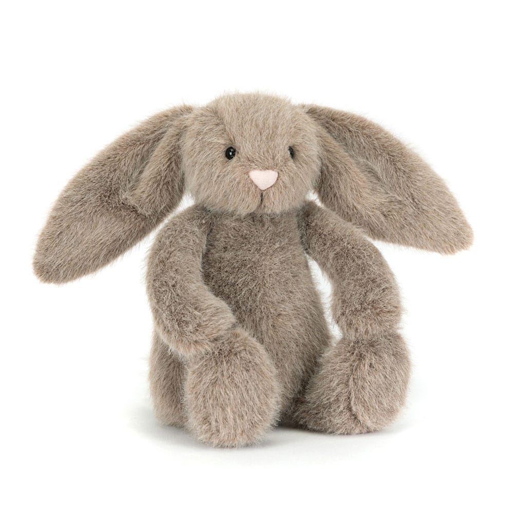 Jellycat fluffet dökkbrún kanína small