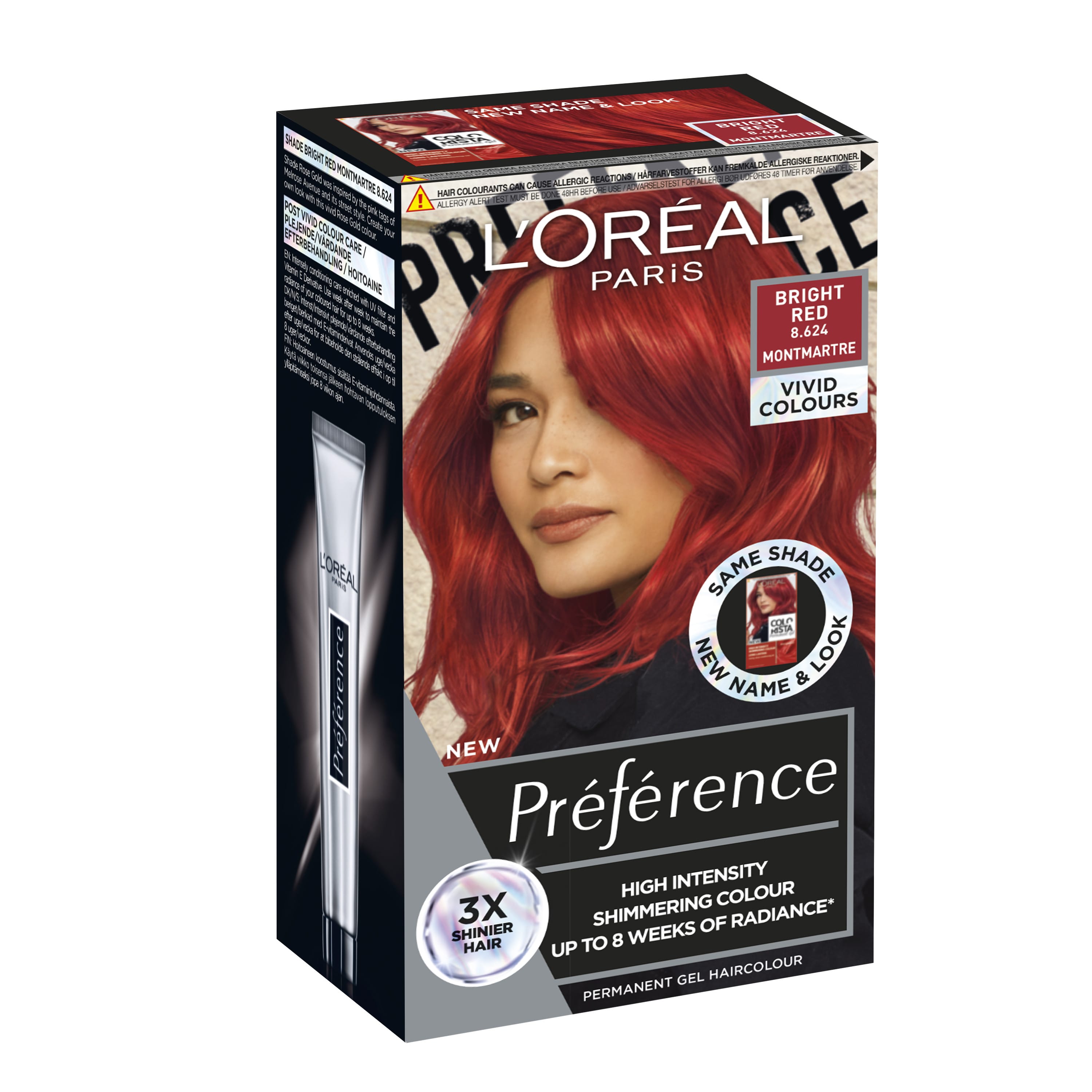 L´Oreal Preference Vivids 8.624 Bright Red
