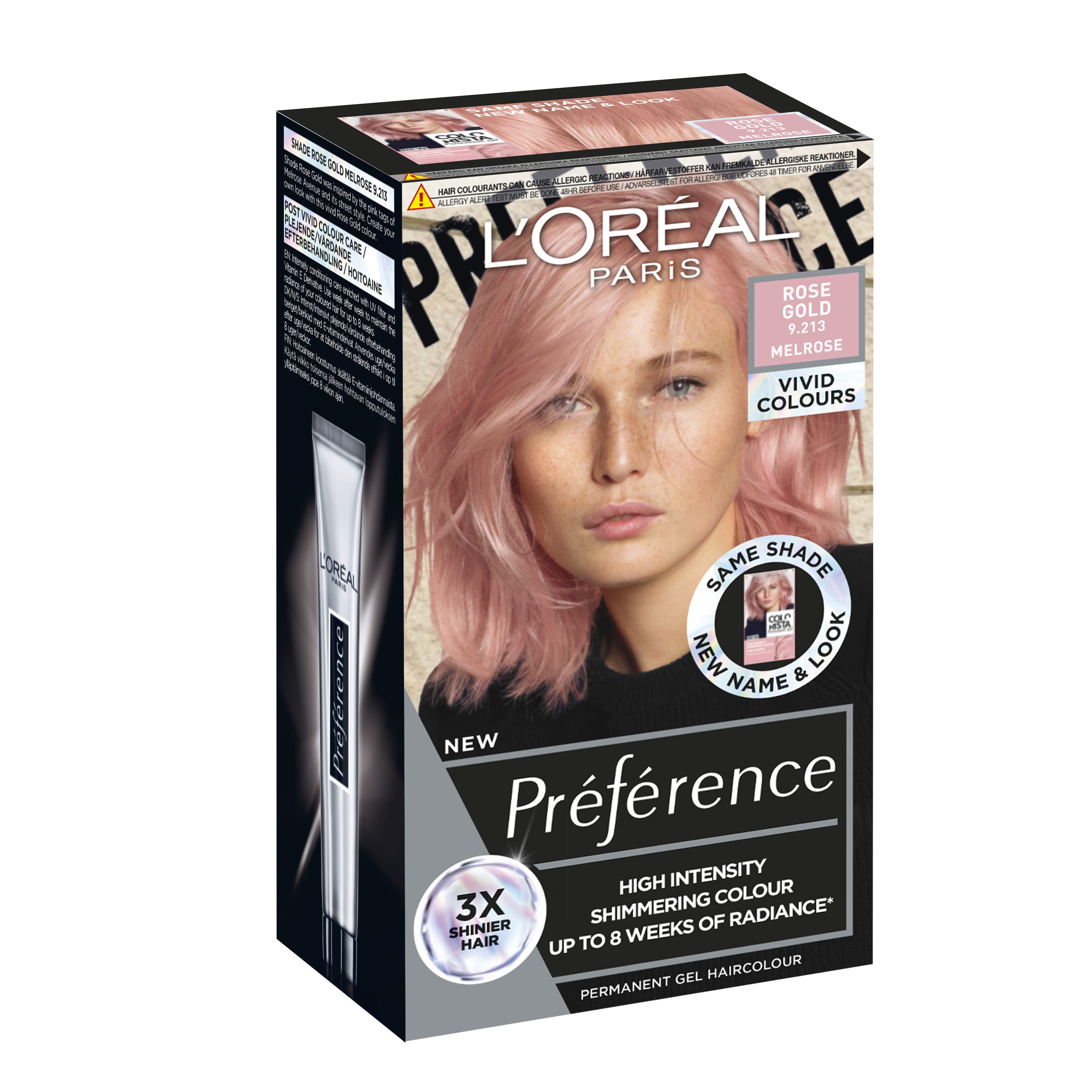 L´Oreal Preference Vivids 9.213 Rose Gold