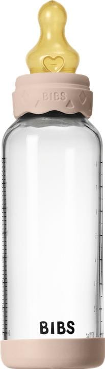 BIBS Glerpeli Latex 1 pack 240ml Medium Flow Blush