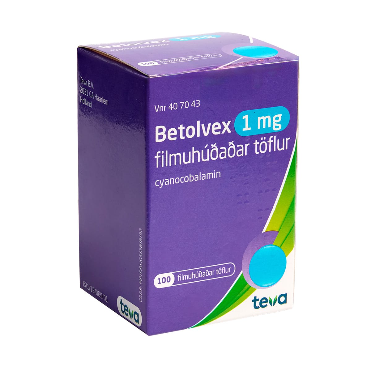 Betolvex filmhtfl 1 mg 100 stk
