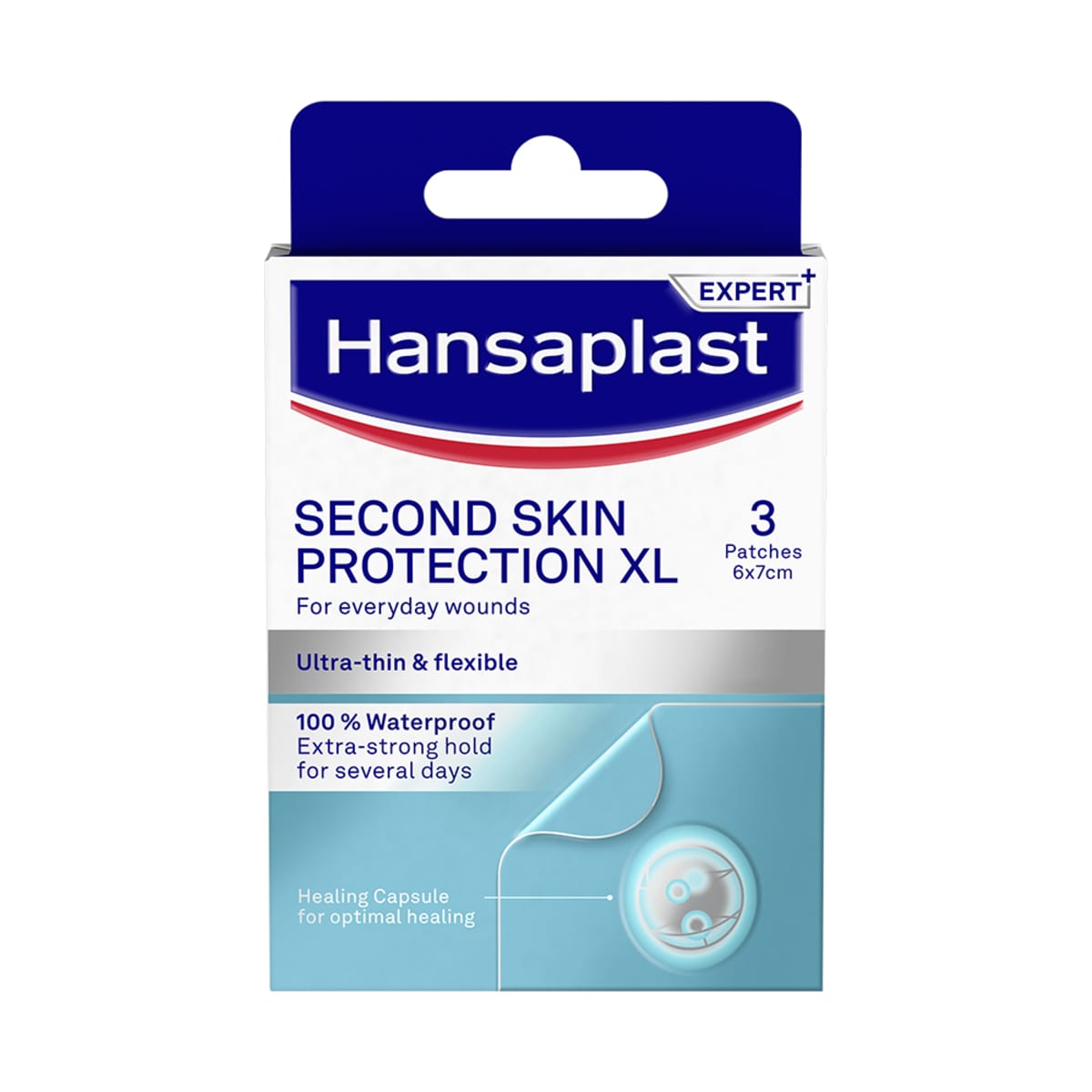 Hansaplast Second Skin Protection XL 6x7cm 3stk