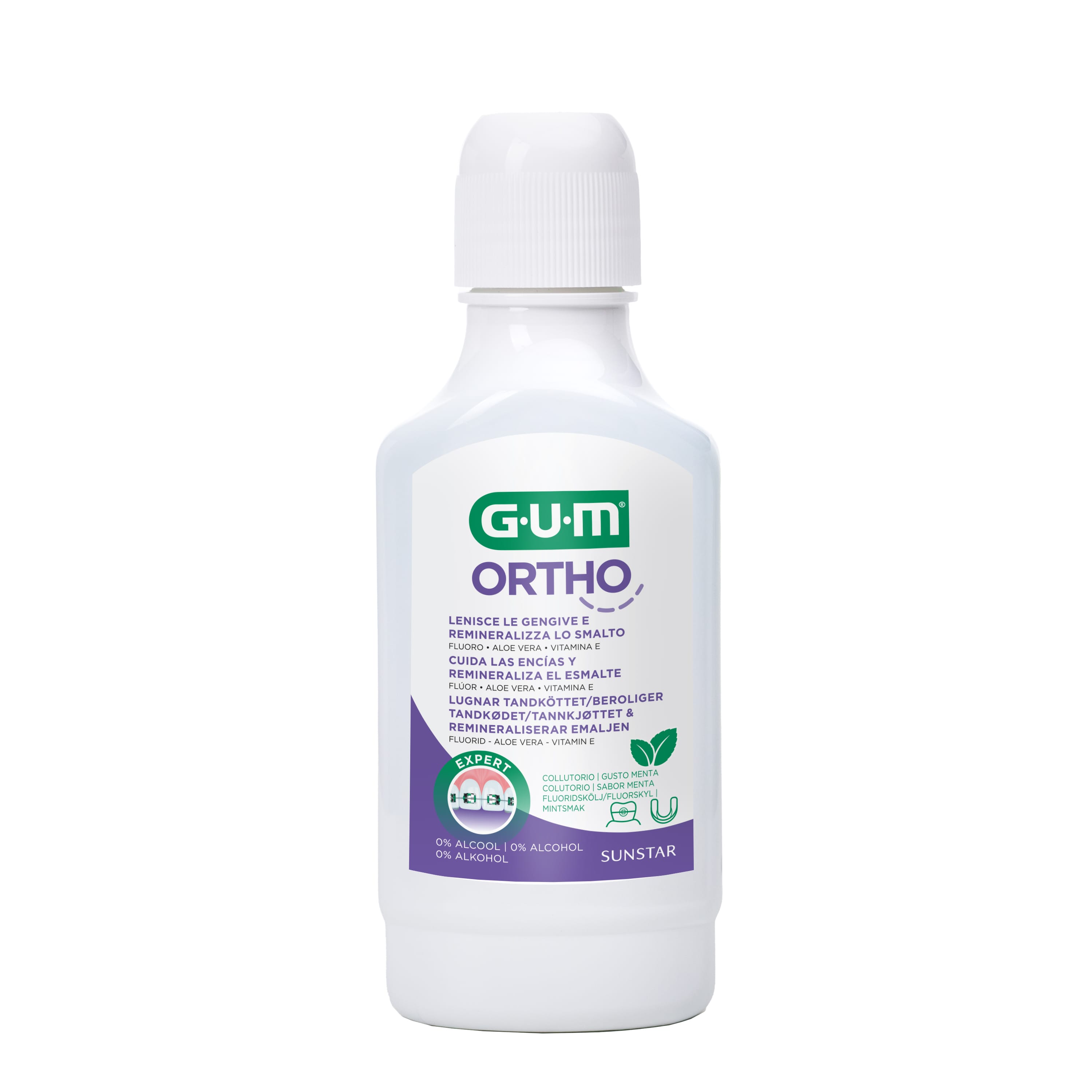 GUM Ortho Munnskol Extra Flúor Skammtur