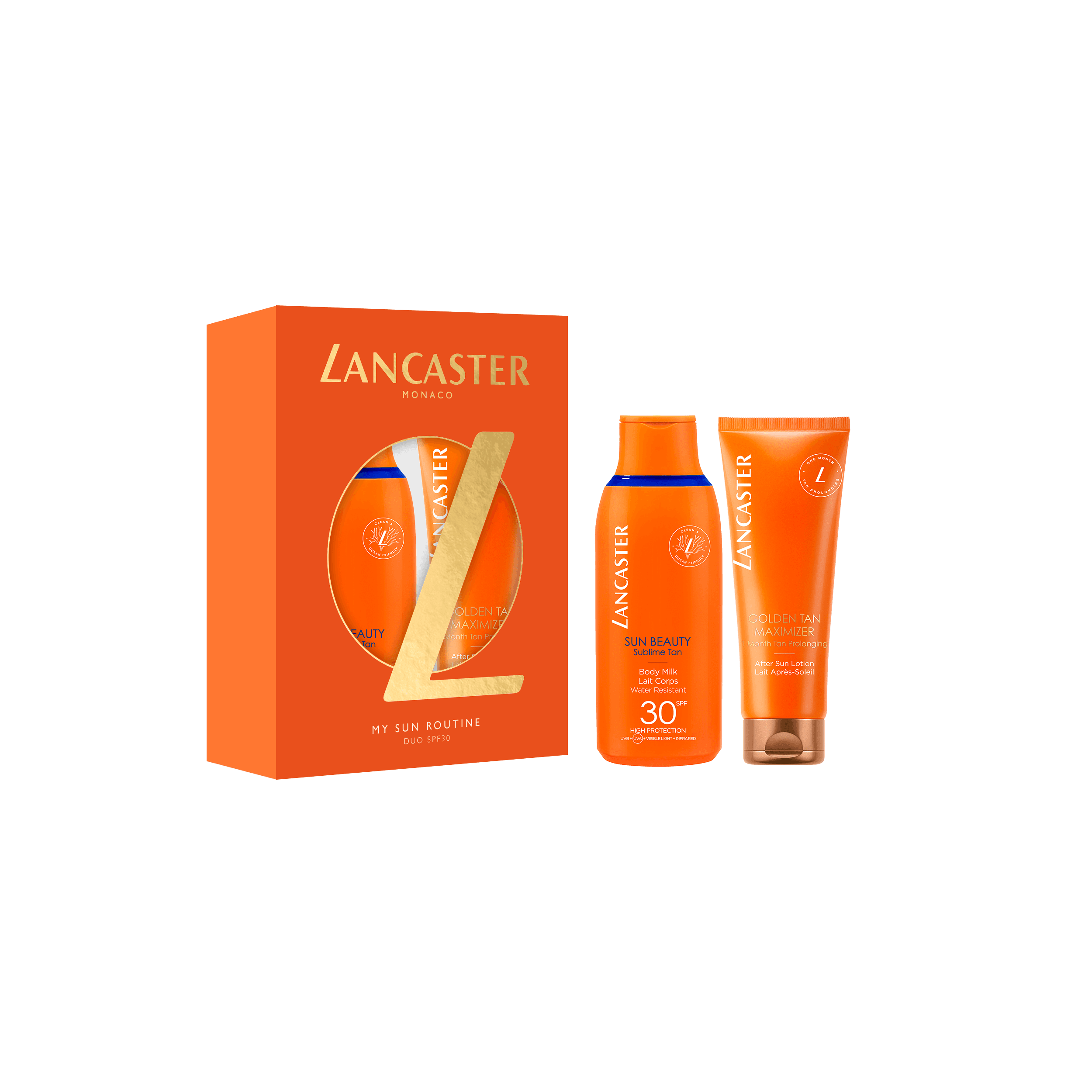 Lancaster Duo Body M. 175ml+Golden Tan 125ml