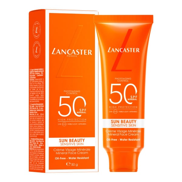Lancaster Sun Sens Mineral Face Cream SPF50 50ml
