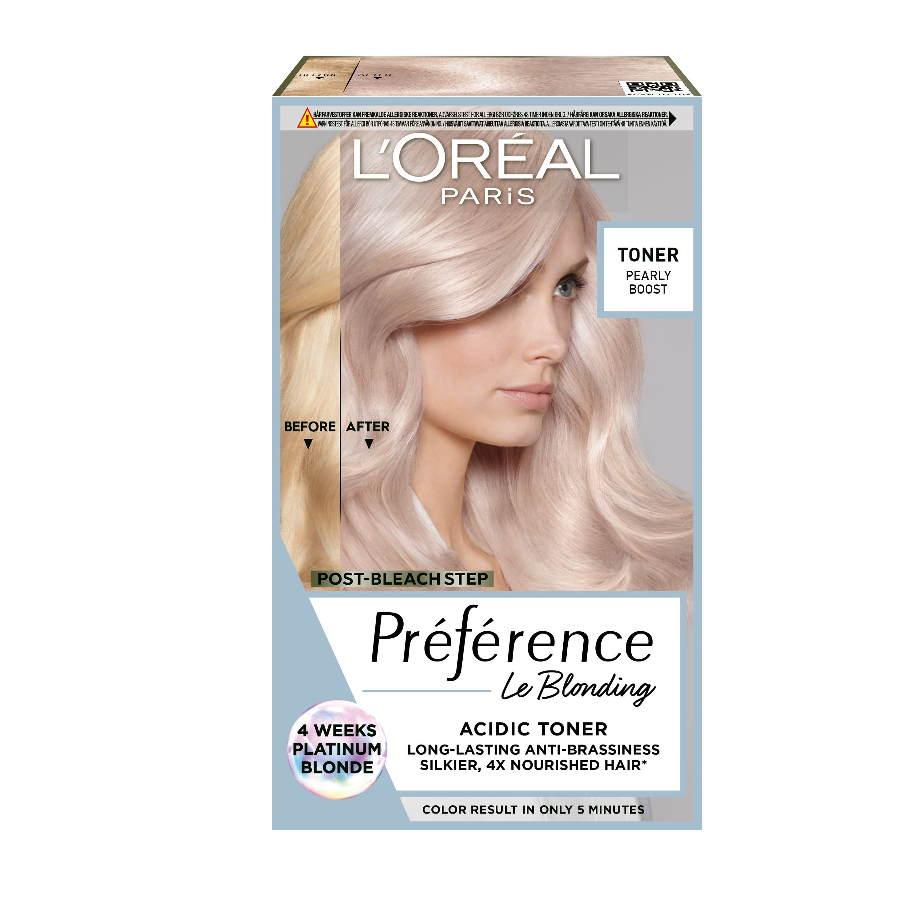 L'Oréal Preférence Acidic Toner Pearly Boost