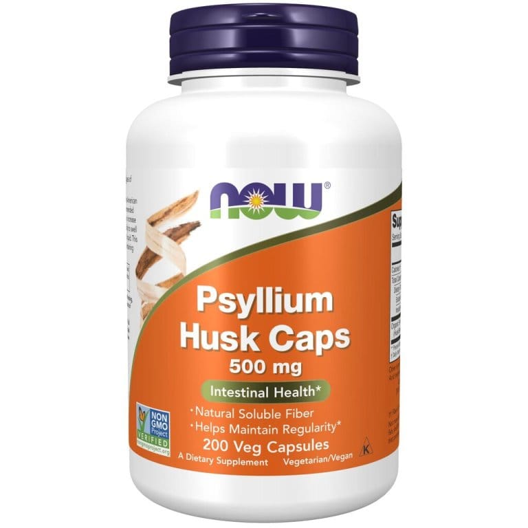 NOW Psyllium Husk 500mg 200stk