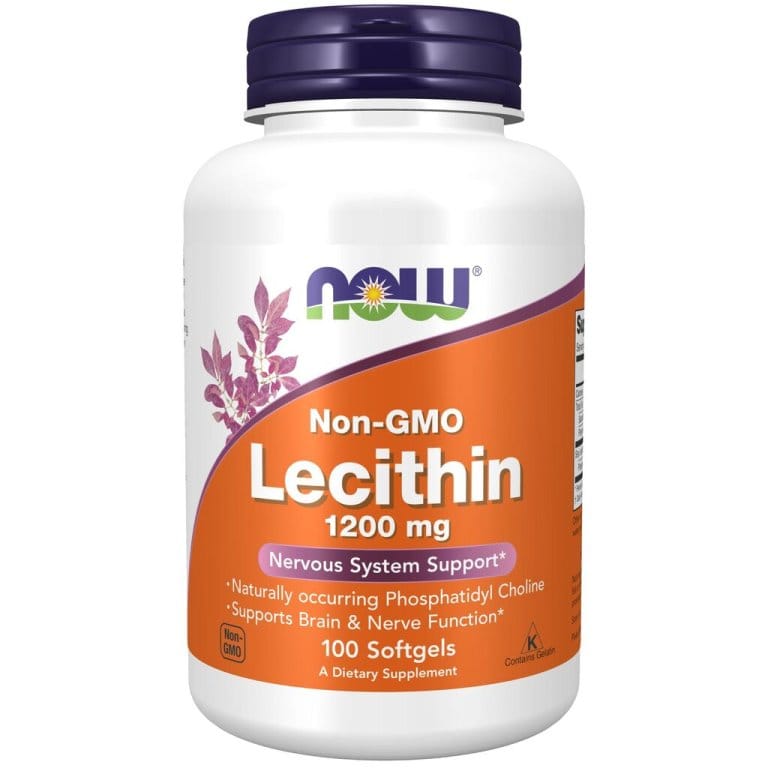 NOW Lecithin 1200mg Non-GMO 100stk