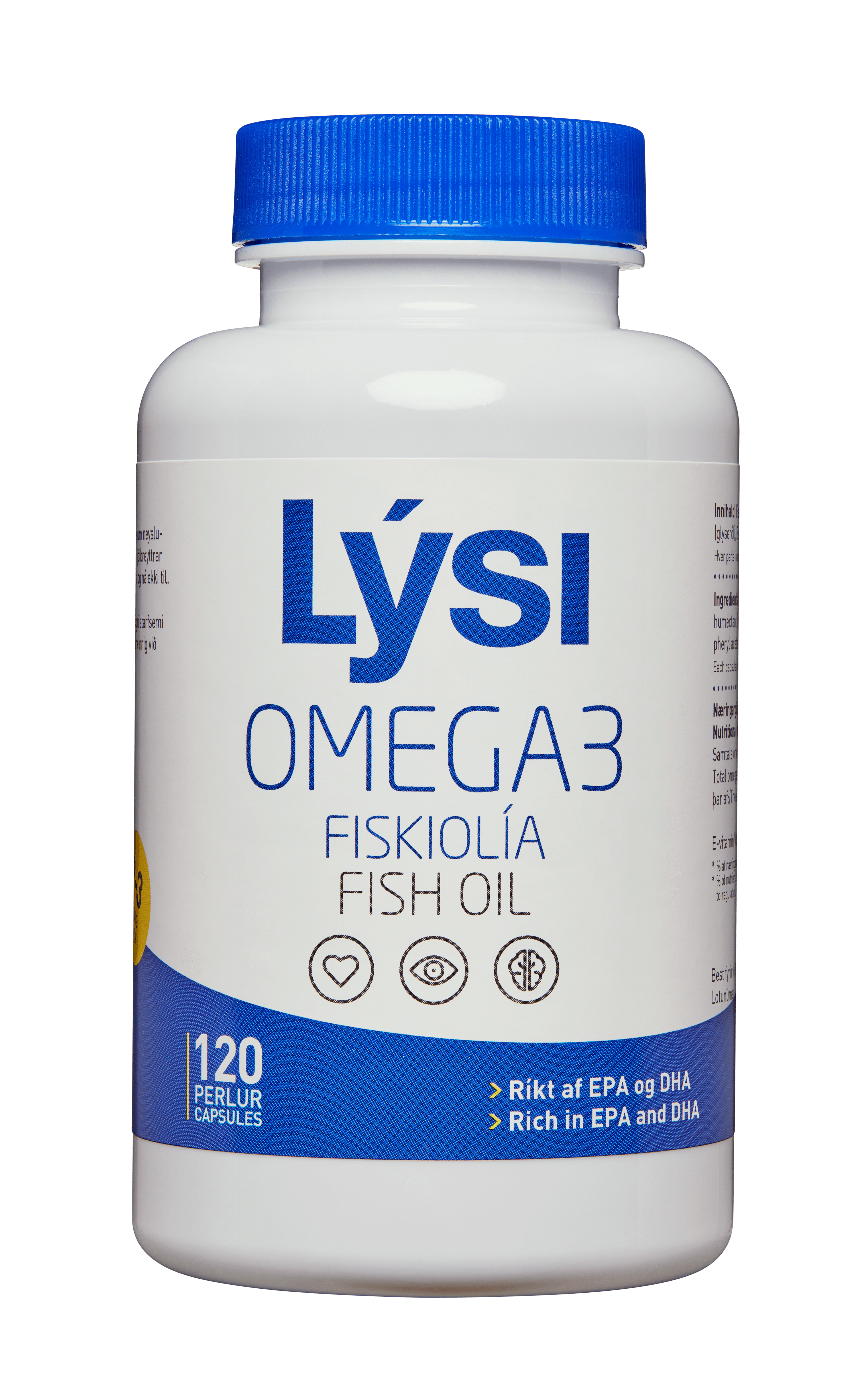 Lýsi Omega 3 Fiskiolía 120stk