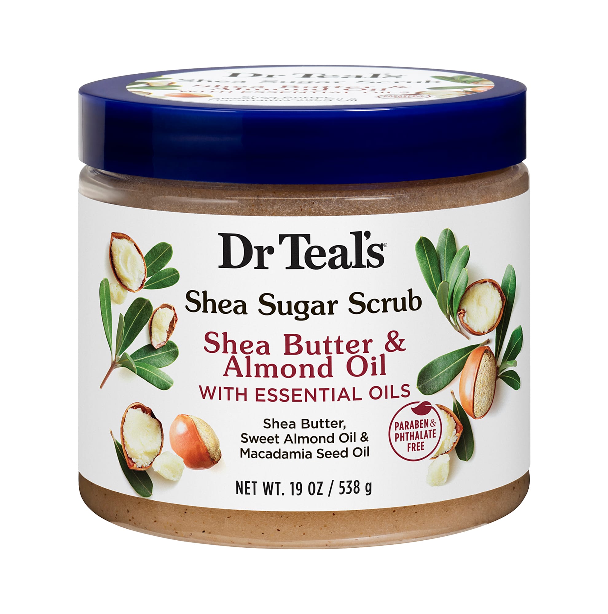 Dr.Teal's Shea Butter & Almond Sugar Scrub 538g