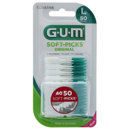 GUM Soft Picks Regular 40stk tannstönglar m.flúor