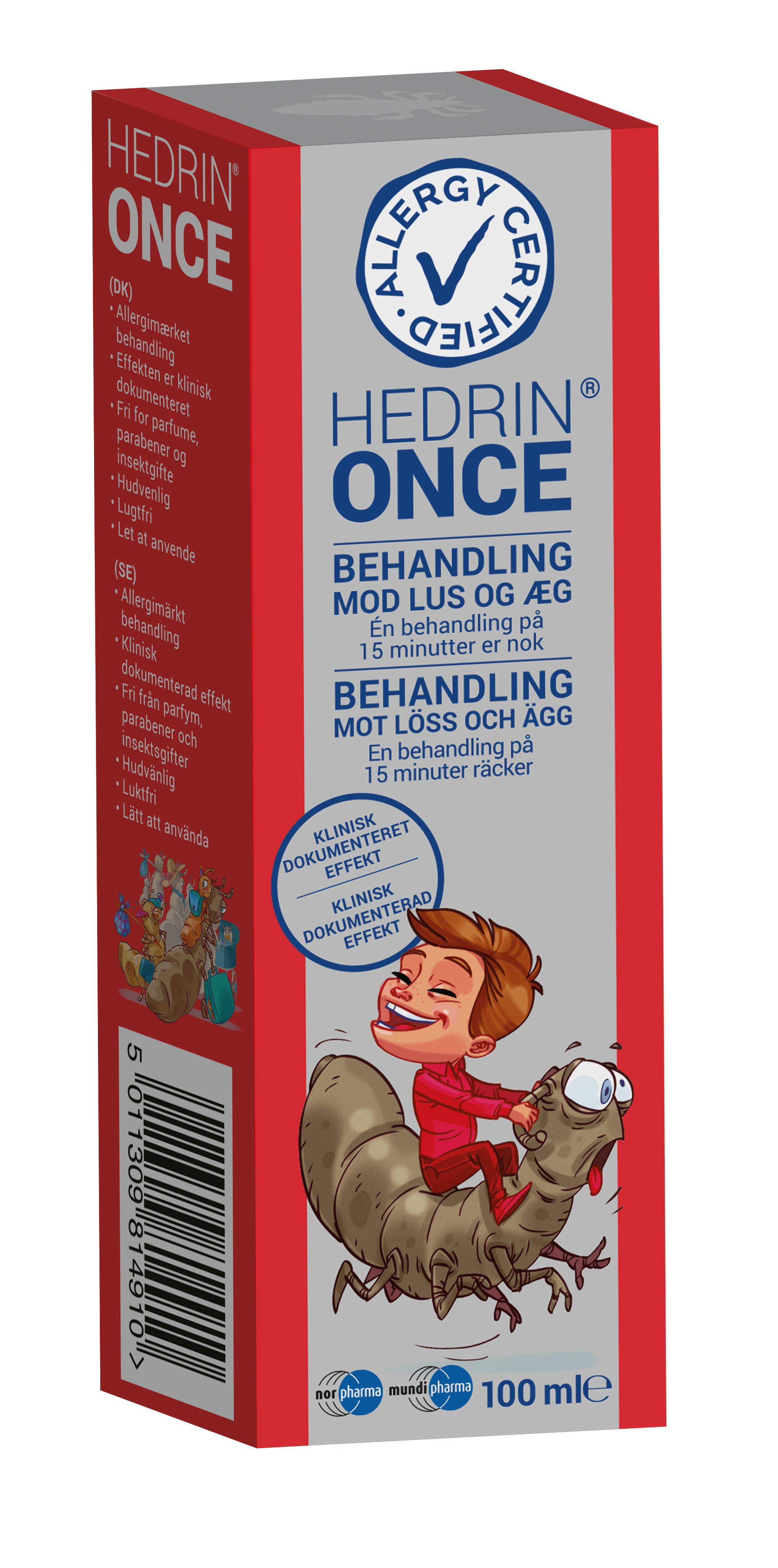 Hedrin Once Lúsasjampó 100ml