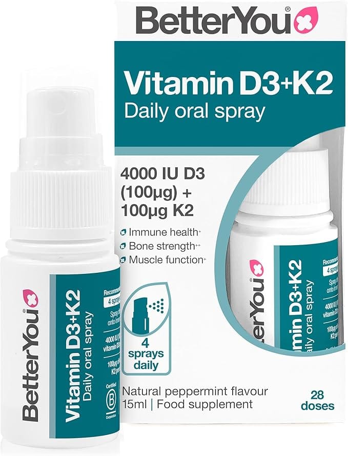 BetterYou D4000 + K2 munnúði 15ml