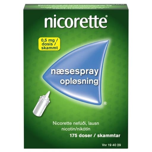 Nicorette nefúði 10 mg/ml 10 ml