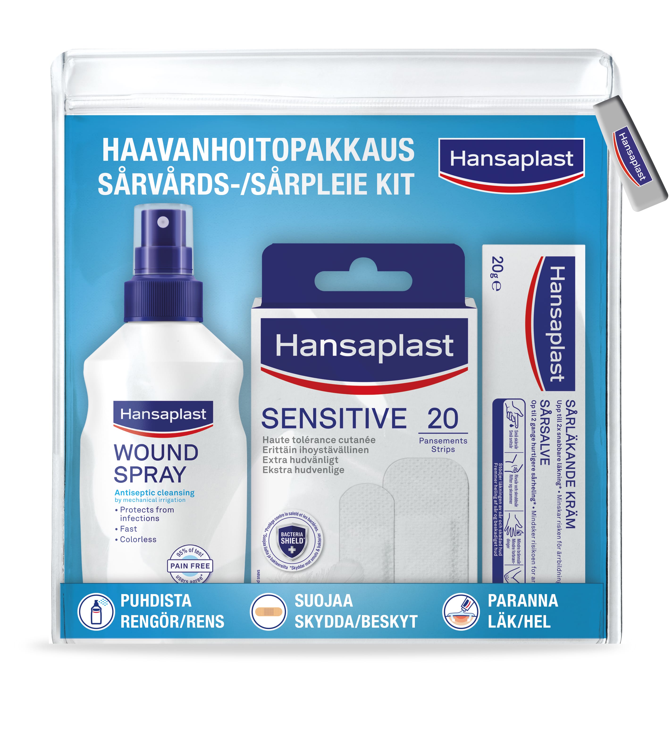Hansaplast Wound Care Triple Pouch