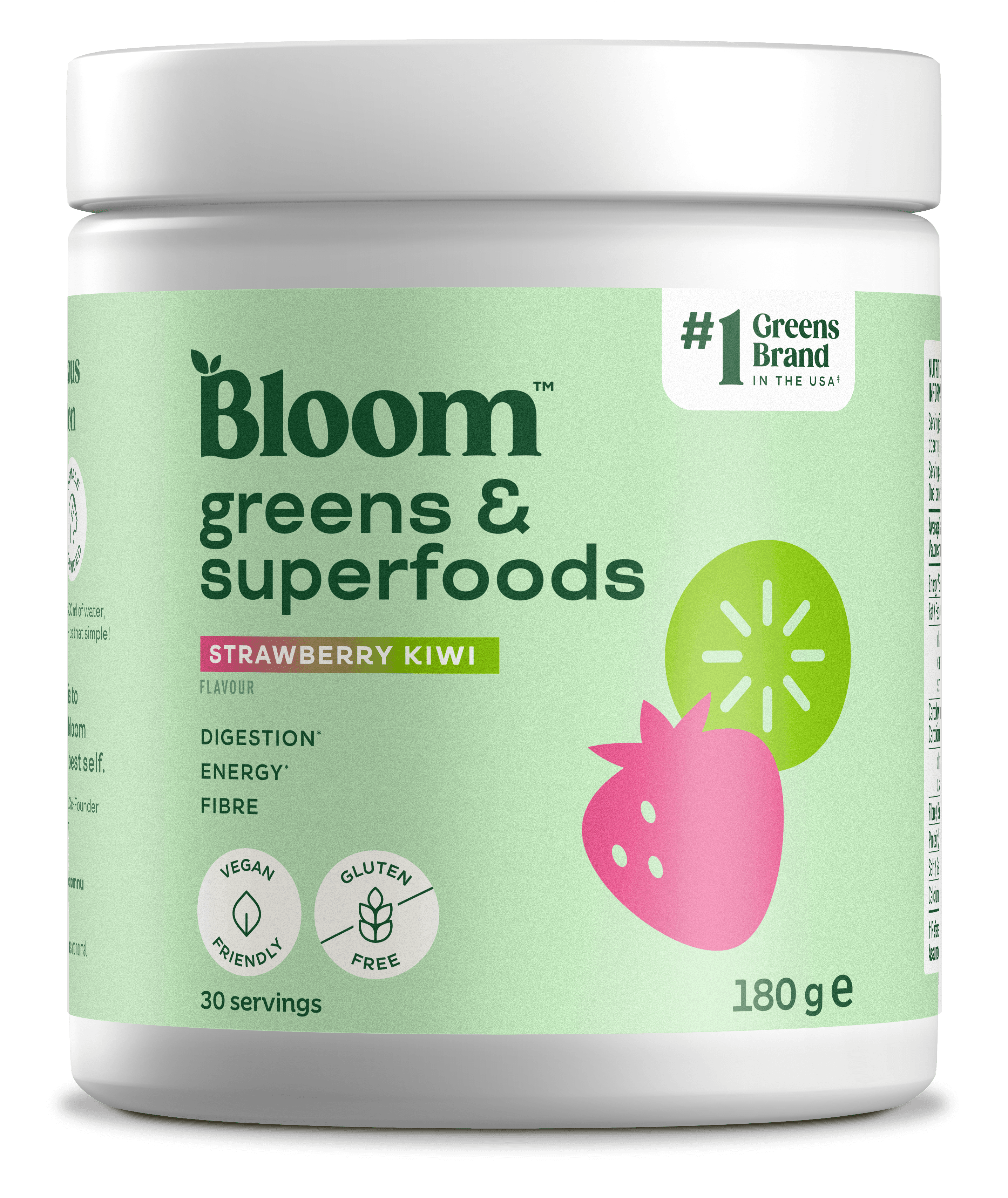 Bloom Greens Strawberry Kiwi 180g