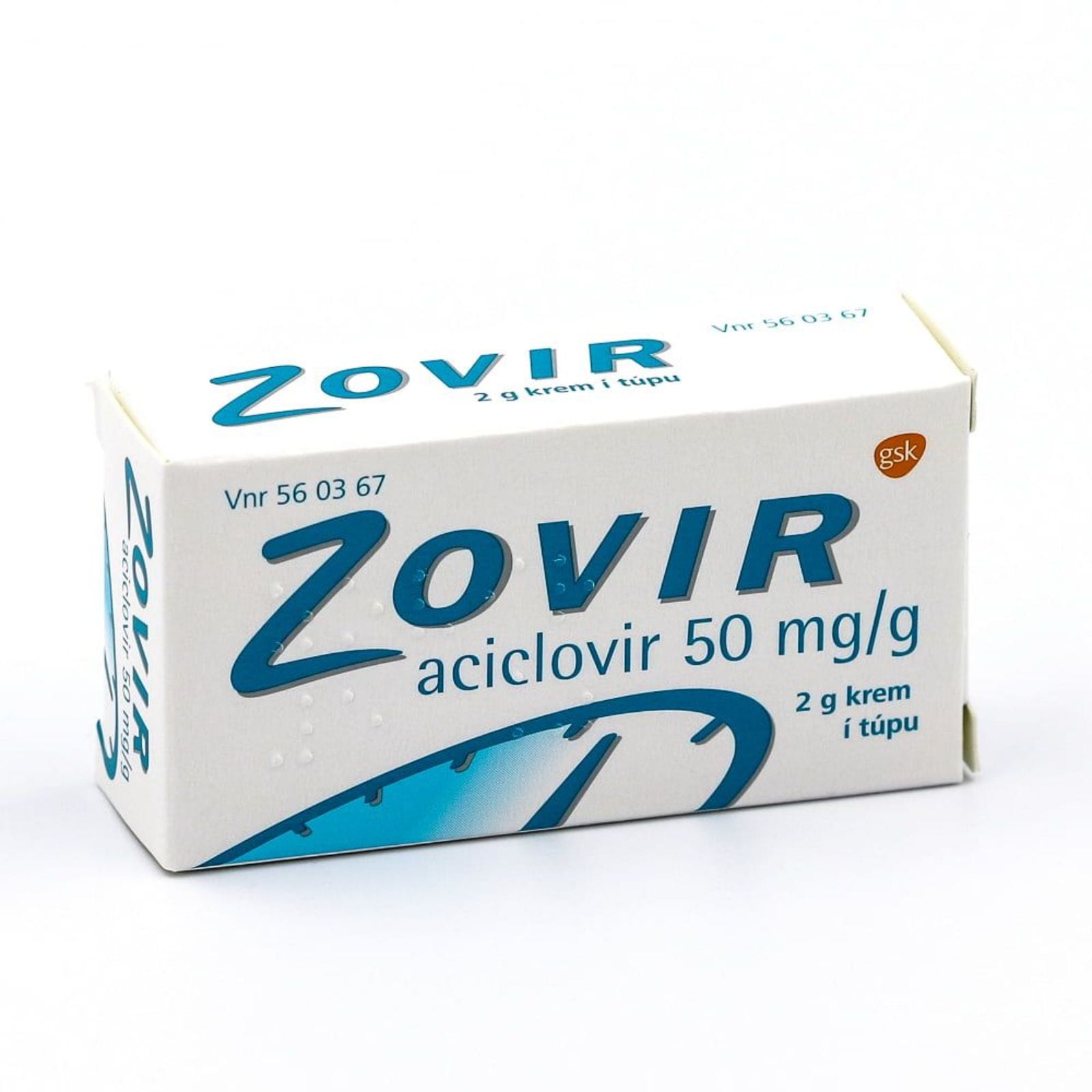 Zovir krem 50 mg/g 2 g