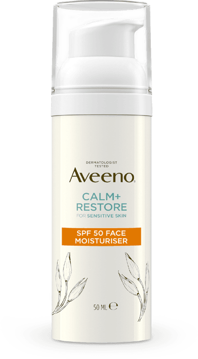 Aveeno Face Calm+Restore Moisturising Lotion SPF50
