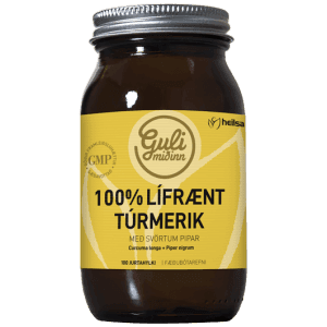Guli Miðinn Turmerik og Pipar 100stk