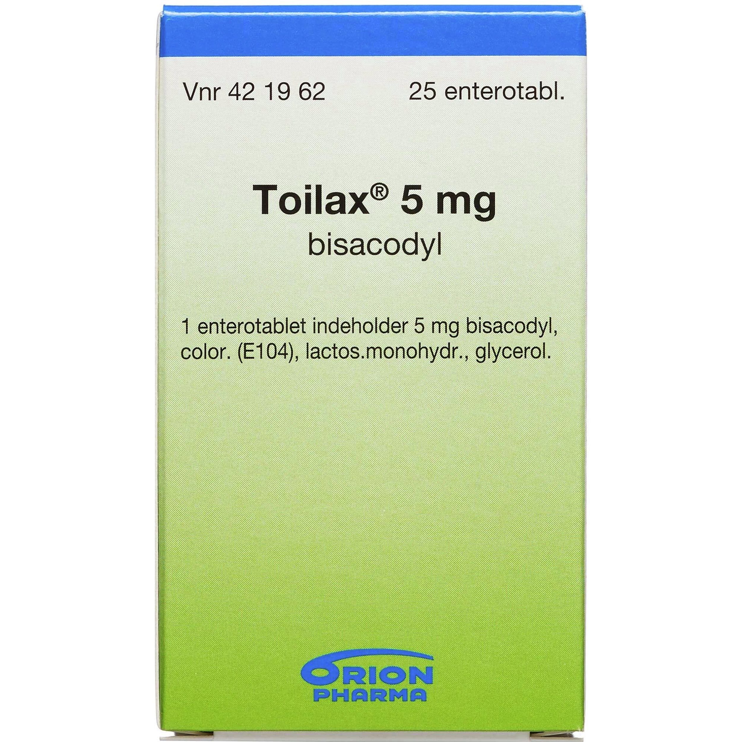 Toilax sþ-tfl 5 mg 25 stk