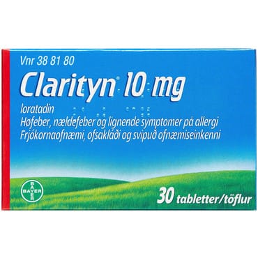 Clarityn, töflur 10 mg 30 stk