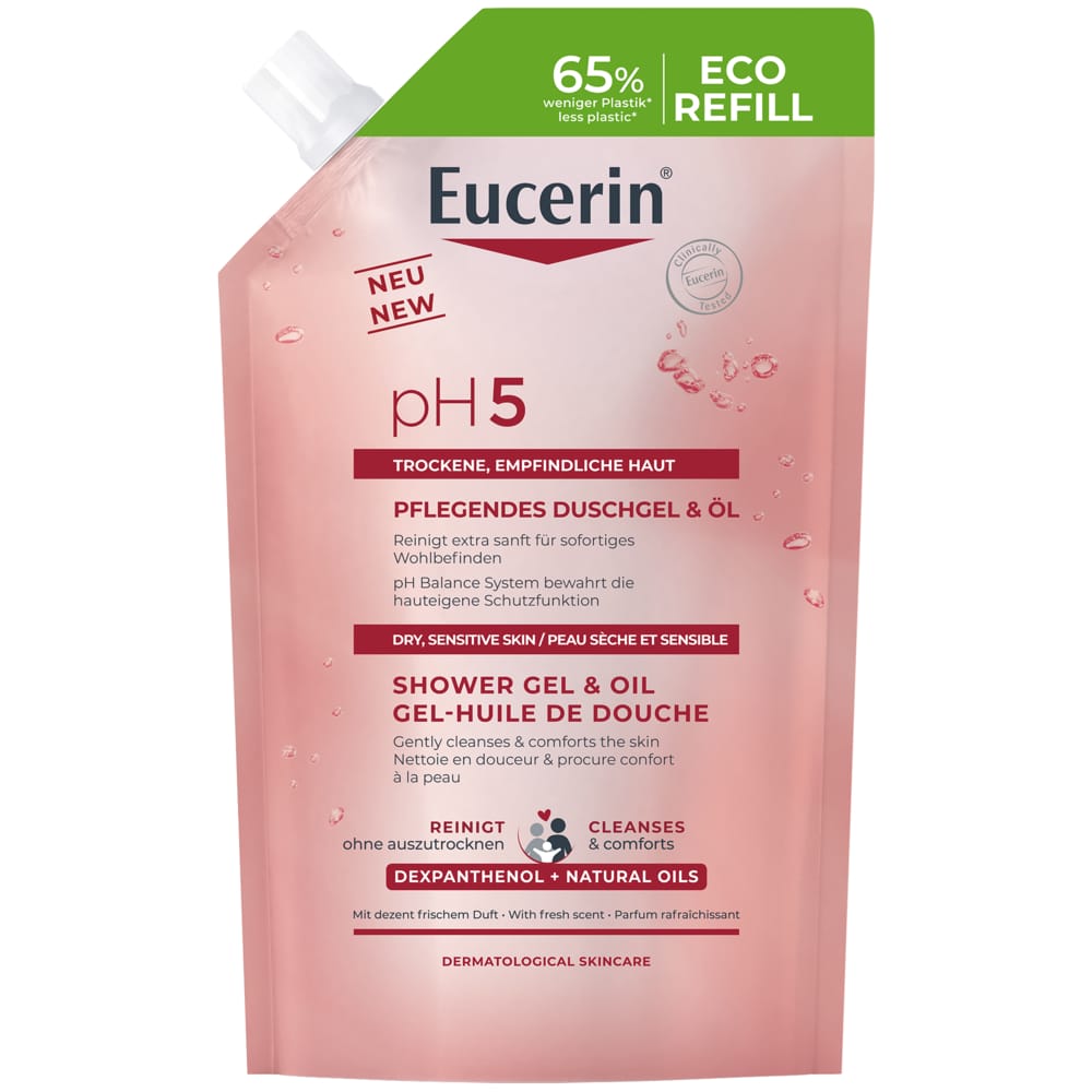 Eucerin pH5 Shower Gel & Oil Eco Refill 400ml