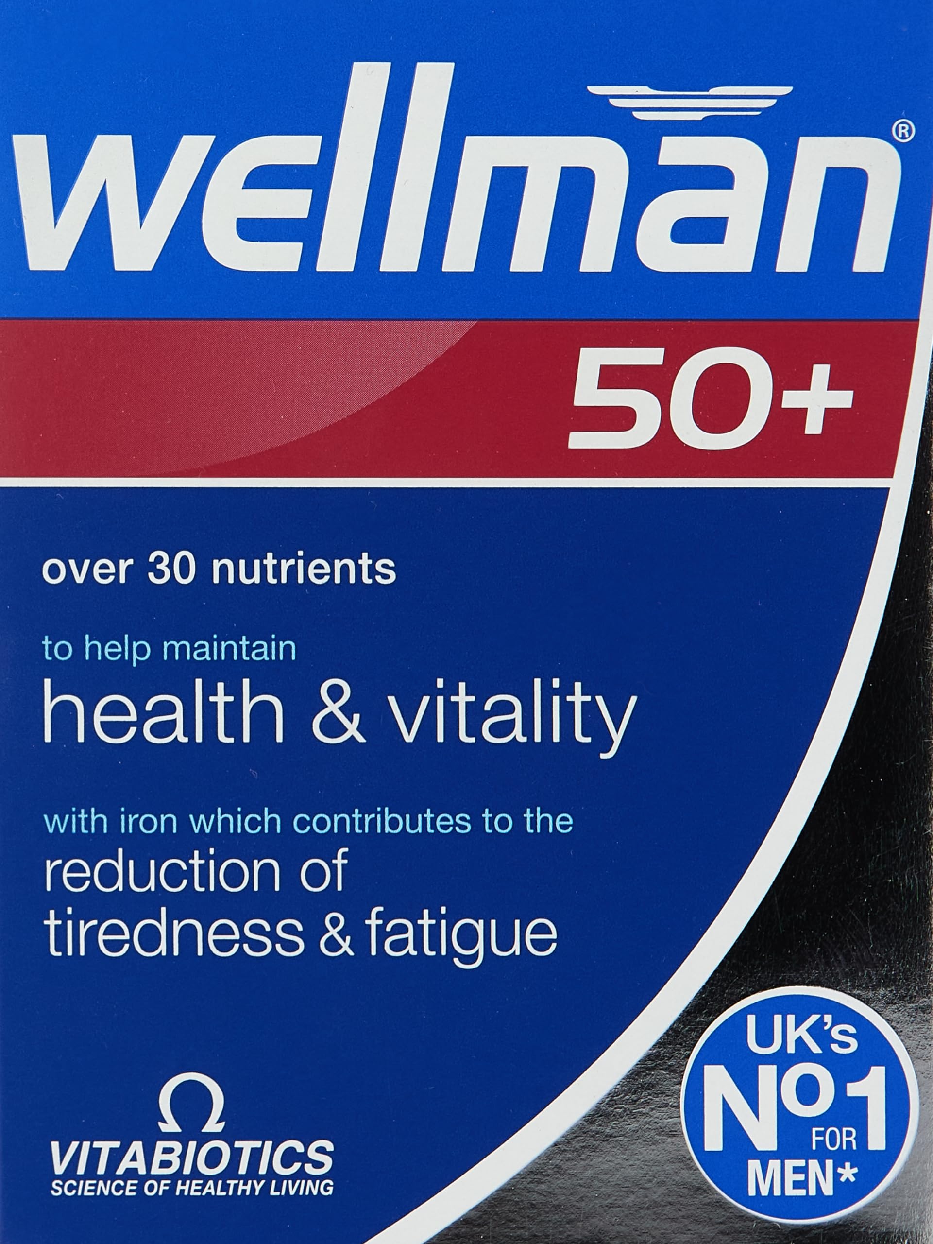 Vitabiotics Wellman 50+ 30stk
