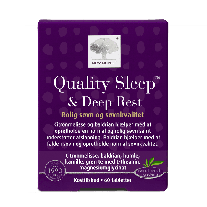 New Nordic Quality Sleep & Deep Rest 60stk