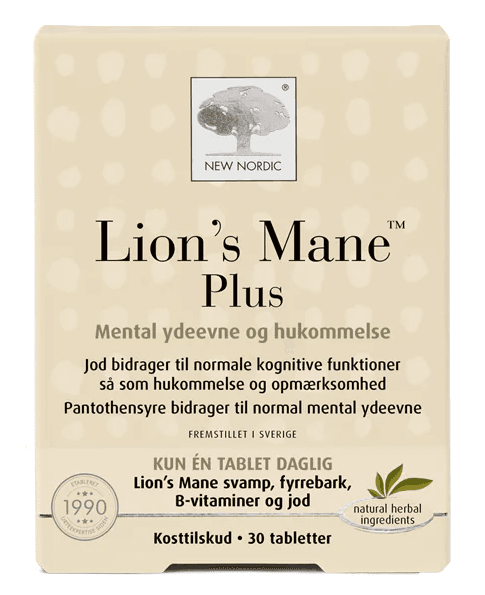 New Nordic Lion´s Mane Plus 30 töflur