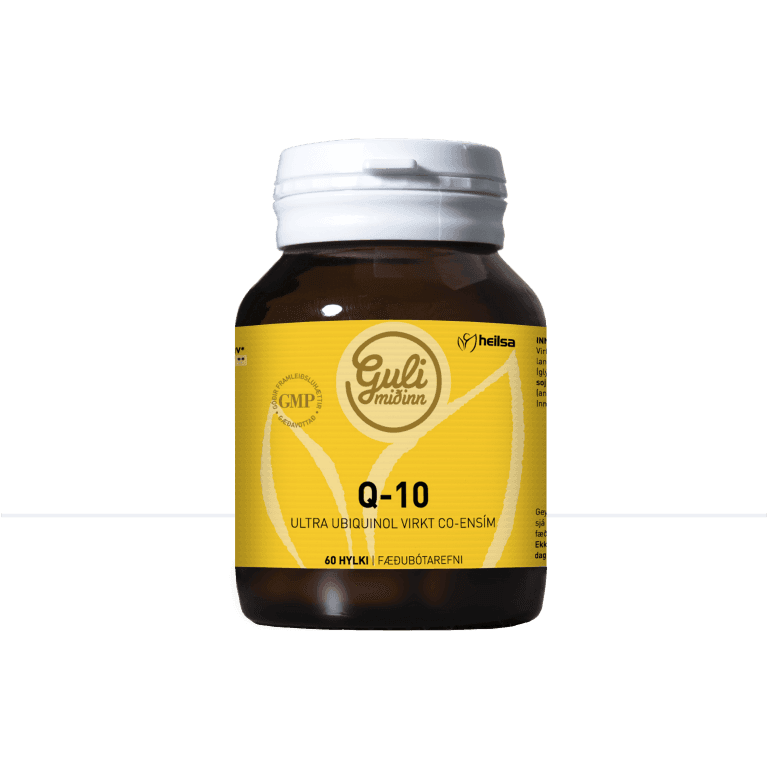 Guli Miðinn Q10 Ubuquinol 50mg 60stk