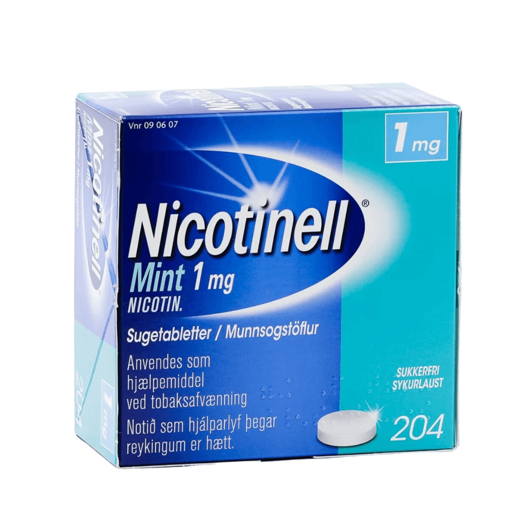 Nicotinell Mint munnstfl 1 mg 204 stk