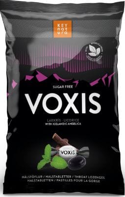 Voxis lakkrís sykurlaus hálstöflur