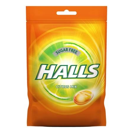 Halls Assorted Citrus 65gr