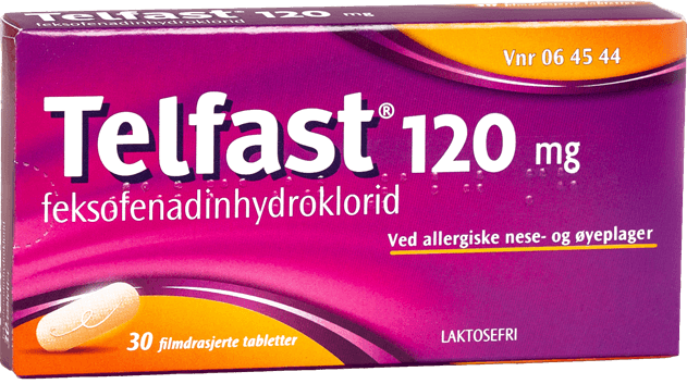 Telfast, töflur 120 mg 30 stk
