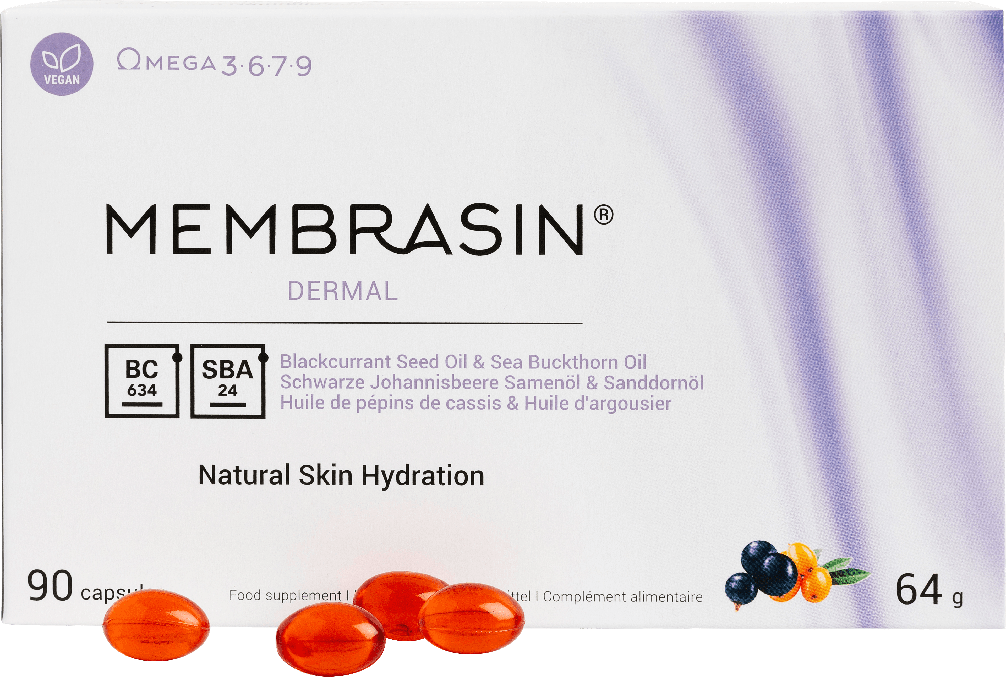 Membrasin Dermal Bætiefni fyrir húðina 90stk