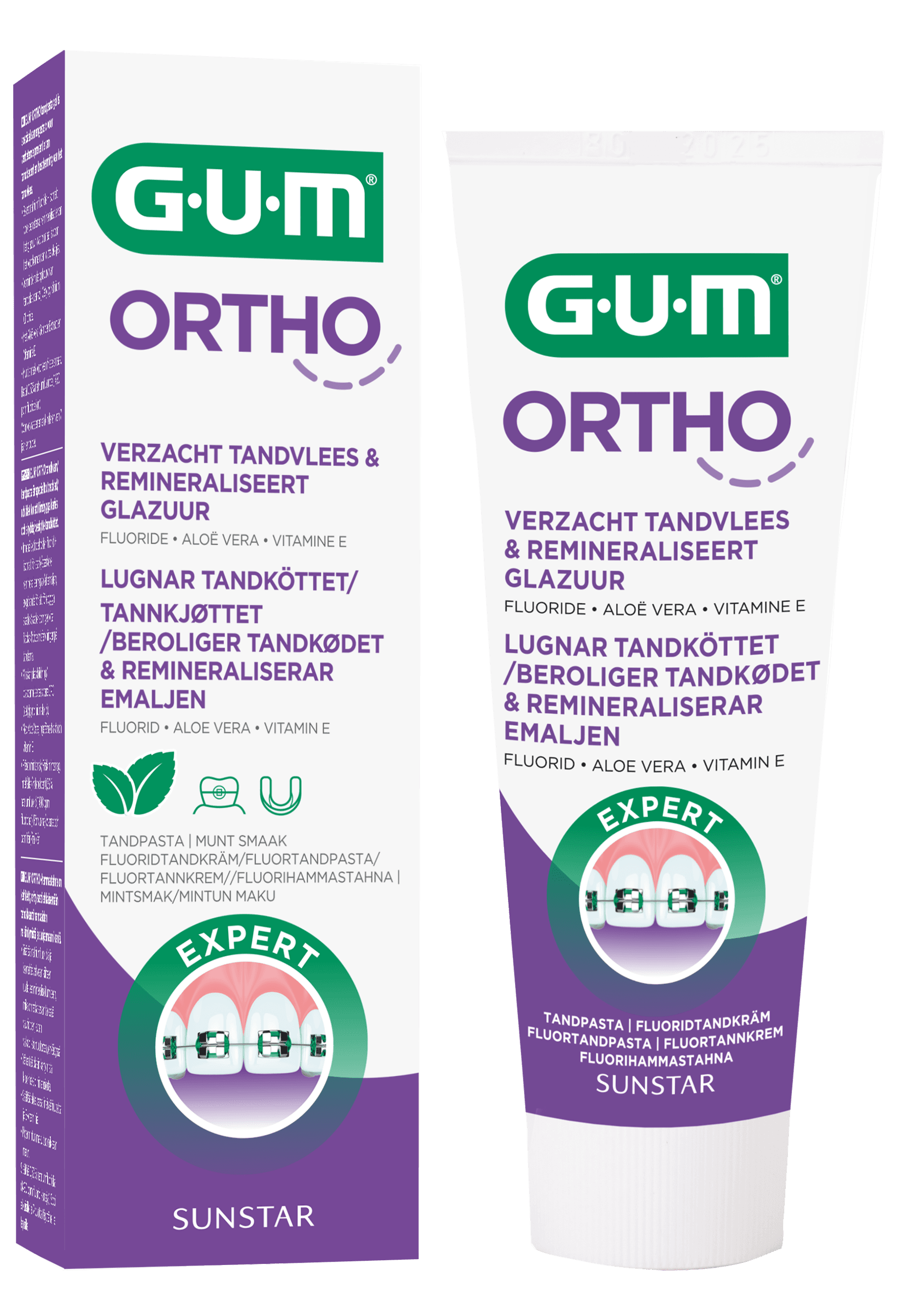 GUM Ortho Tannkrem Fyrir Tannréttingar