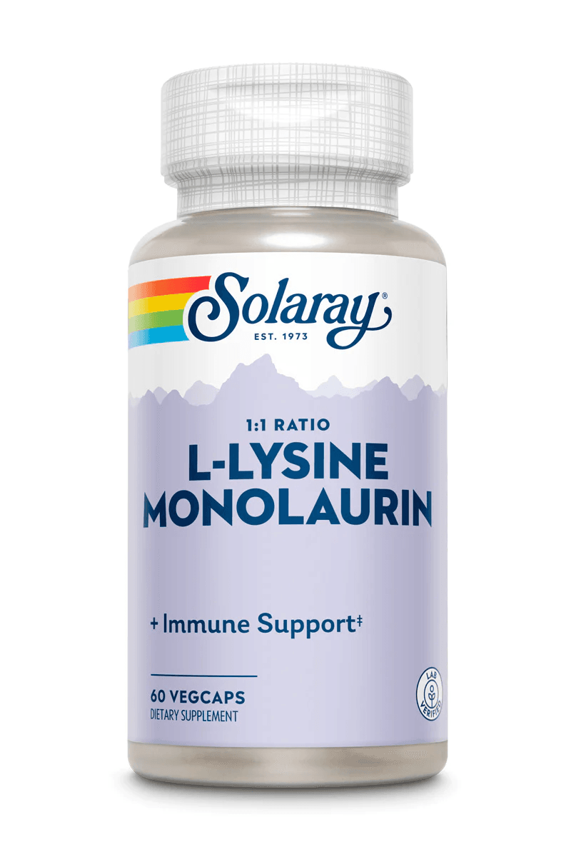 SOLARAY L-Lysine Monolaurin 1:1 60stk