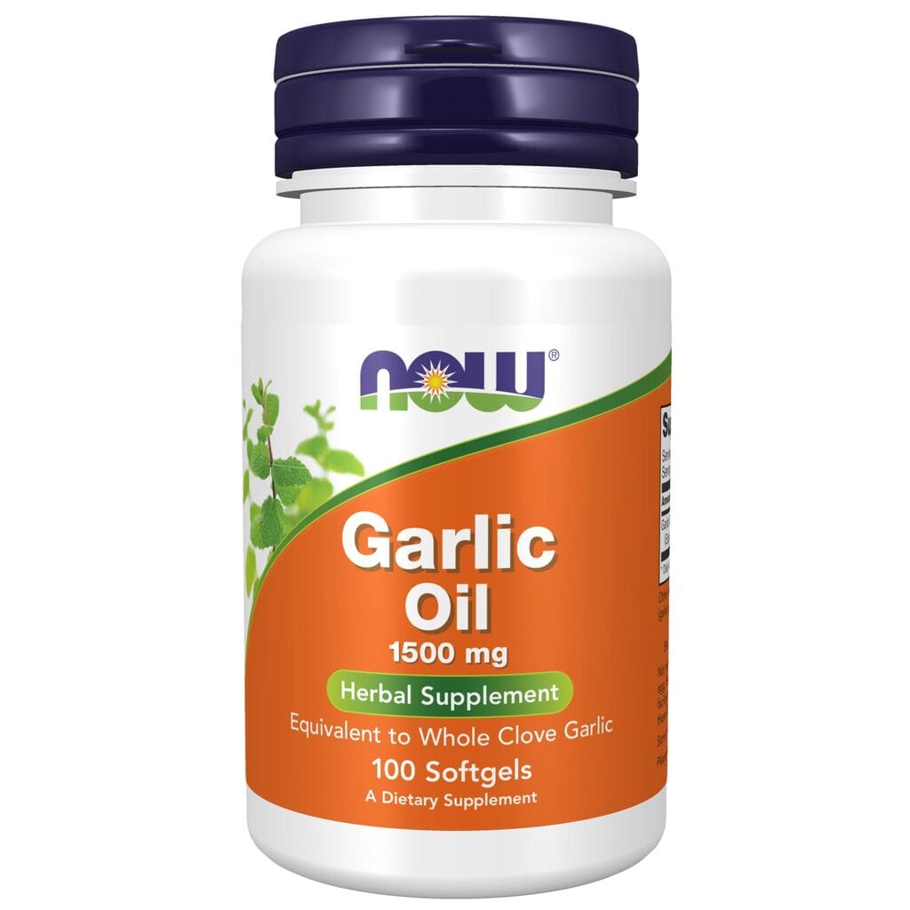 NOW Garlic Oil 100tbl 1500mg