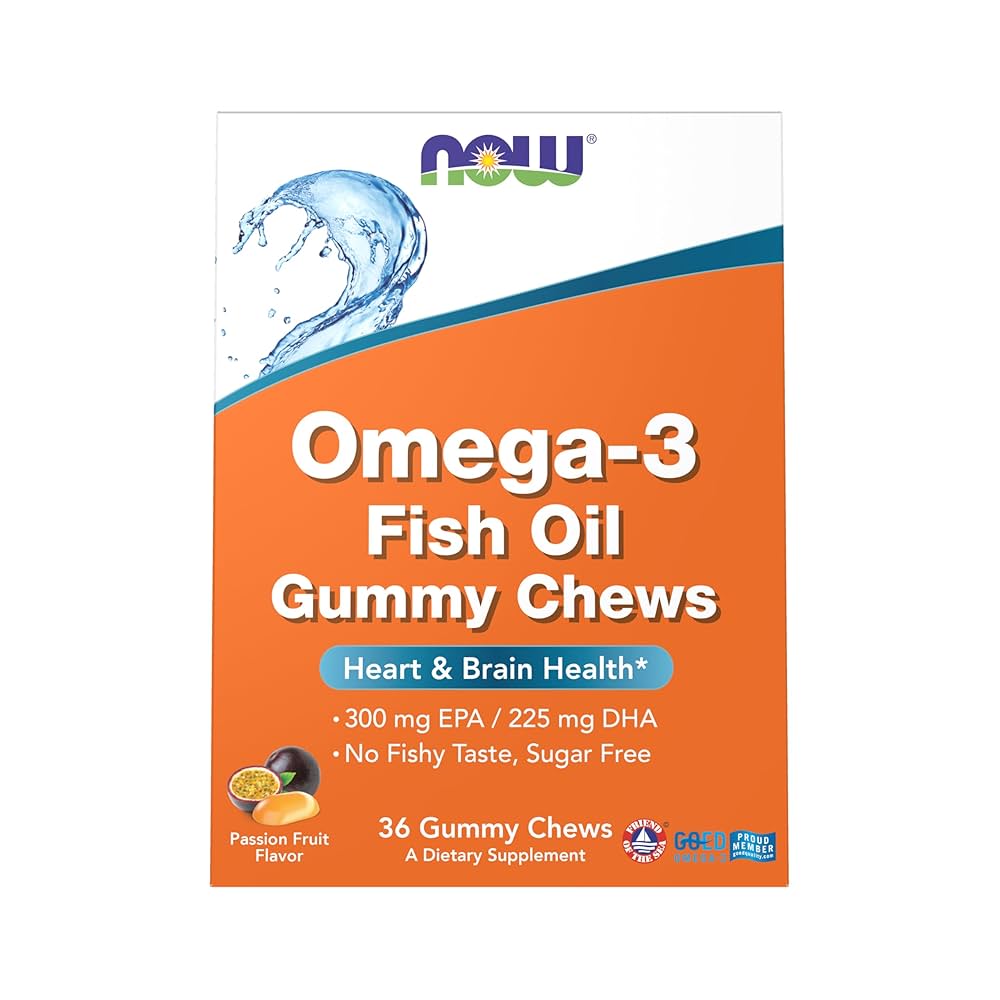 NOW Omega-3 Fish Oil Gummy Chews 36stk