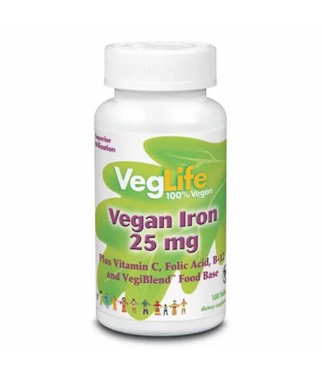 SOLARAY Iron Vegan 25mg 100stk