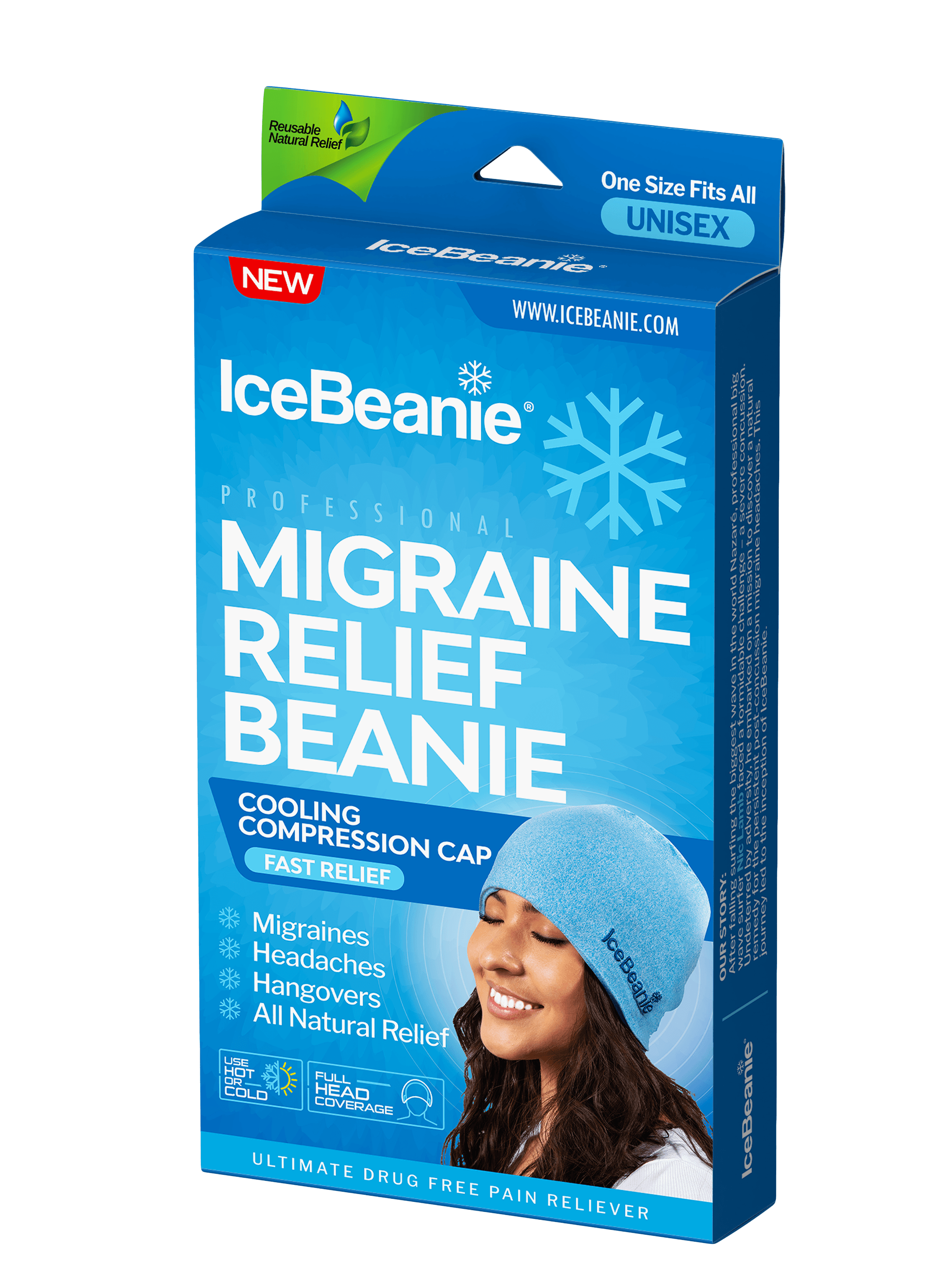 IceBeanie Kælihúfa Blá