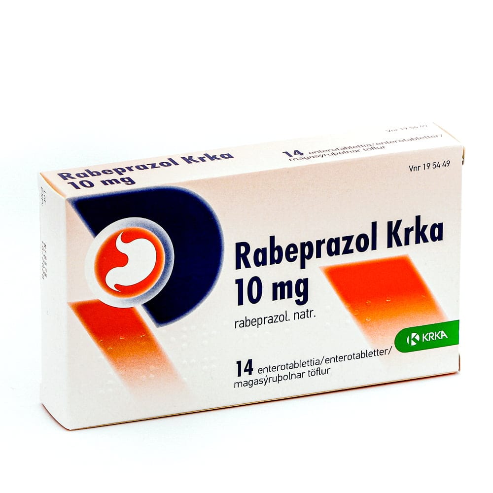 Rabeprazol Krka, sþ-tfl 10 mg 28 stk