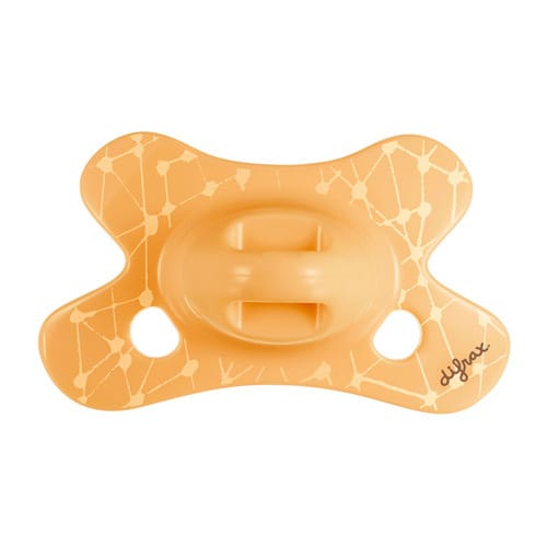 Difrax natural snuð 0-6 mánaða Apricot grid