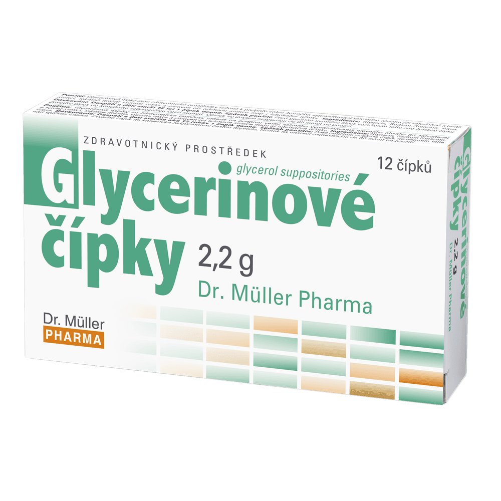 Glýserín Endaþarmsstílar 12stk 2,2 g