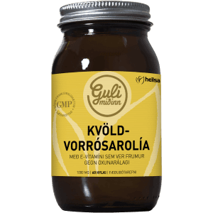 Guli Miðinn Kvöldrósarolía (Efamol) 1000 Mg 60stk